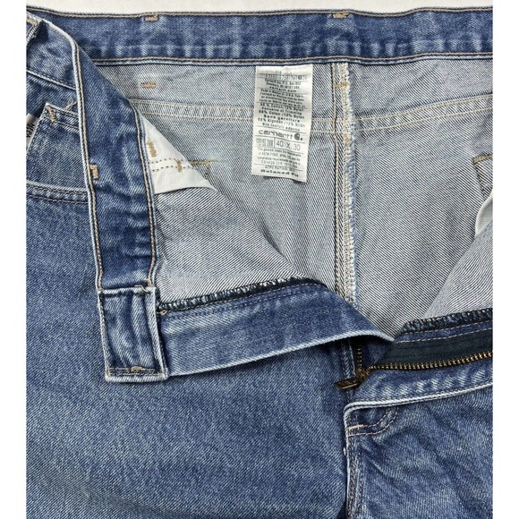 CARHARTT FR NFPA 2112 Men's Jeans Size 40 x 30 Blue Denim Relaxed Fit - Picture 8 of 10